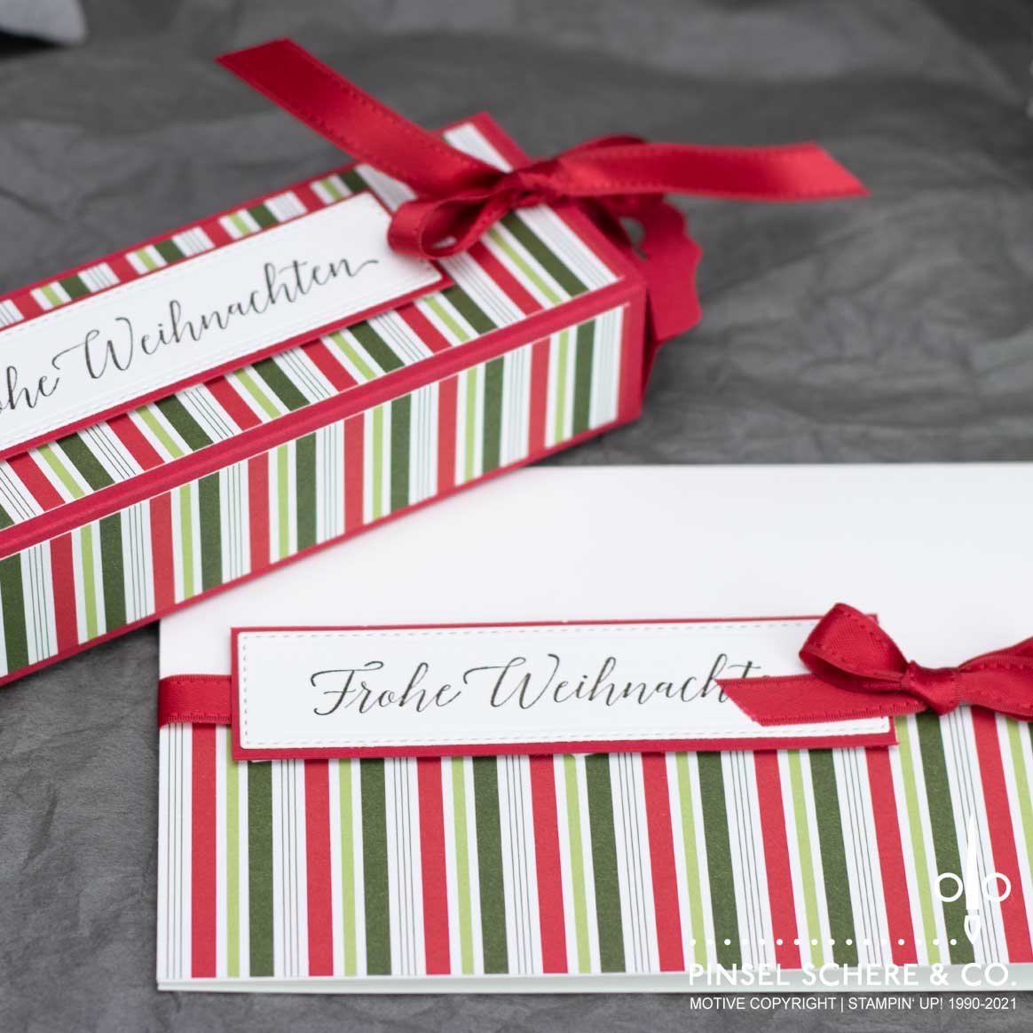 Stampin up tag topper verpackung einfache weihnachtskarte h%c3%bcbscher anh%c3%a4nger herzliche gr%c3%bcsse pinselschereco alexandra grape 02
