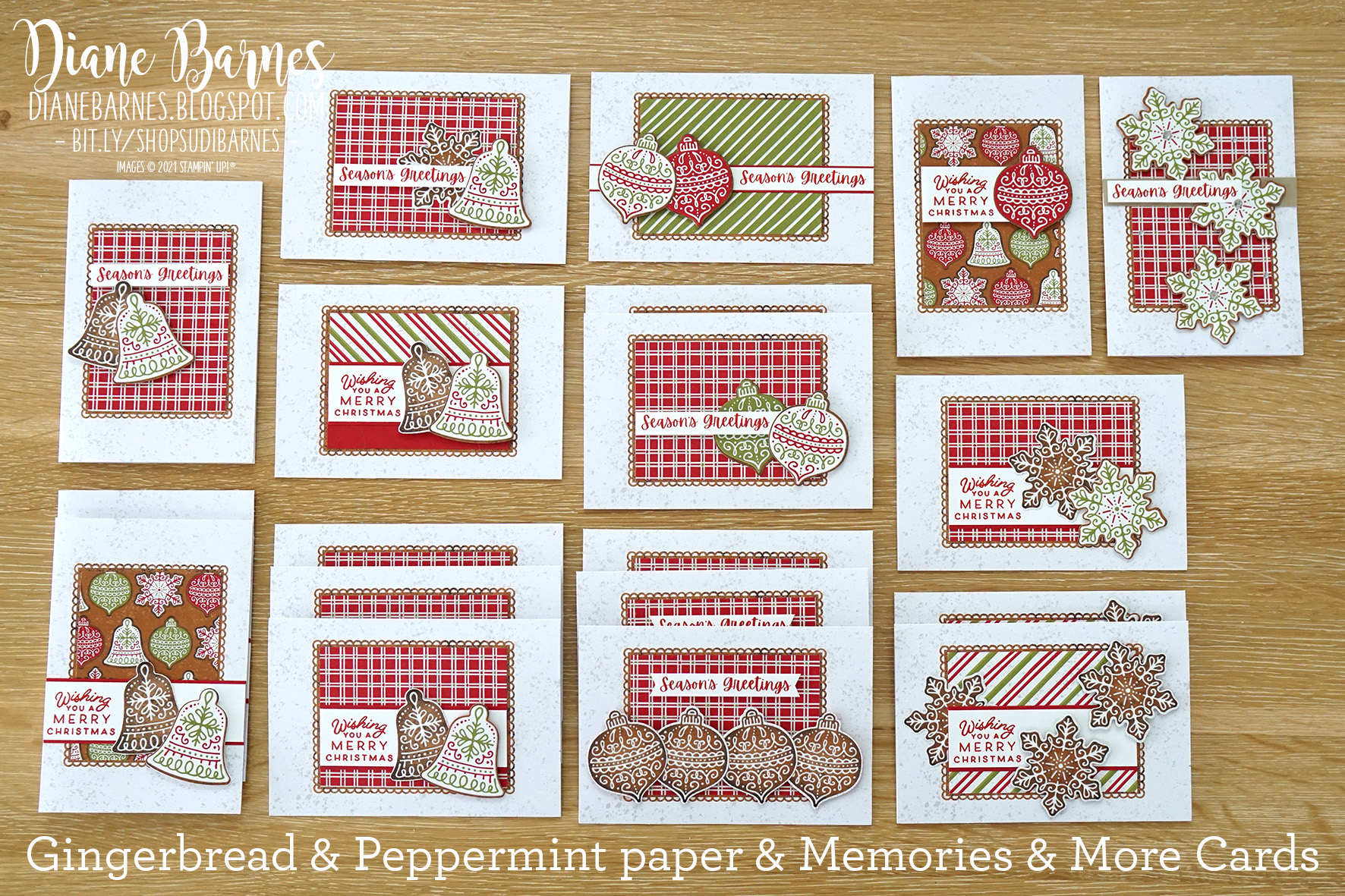 211128 gingerbread   peppermint set of cards 1.2 collage