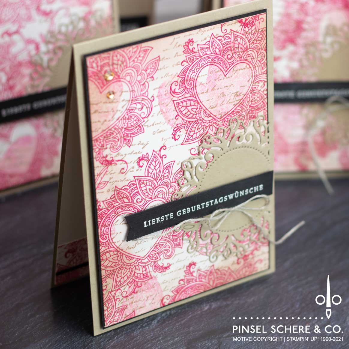 Stampin up geburtstagspost henna hearts very versailles vintage pinselschereco alexandra grape 04
