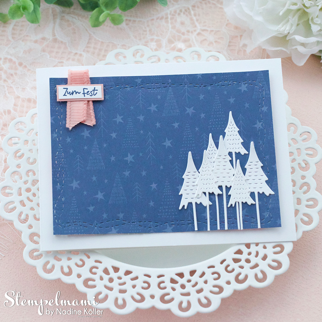 Stampin up weihnachtskarte selber basteln winterwonderland stempelmami instagram