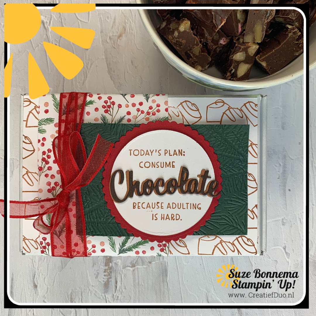 Rocky road painted christmas paper pumpkin chocolate  stempelen  2021  suze bonnema stampset stampin up nothings better than