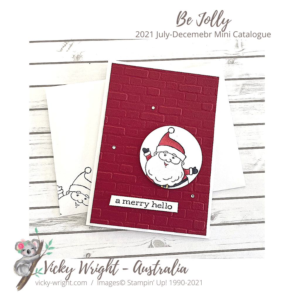 Vicky wright stampin up be jolly 1
