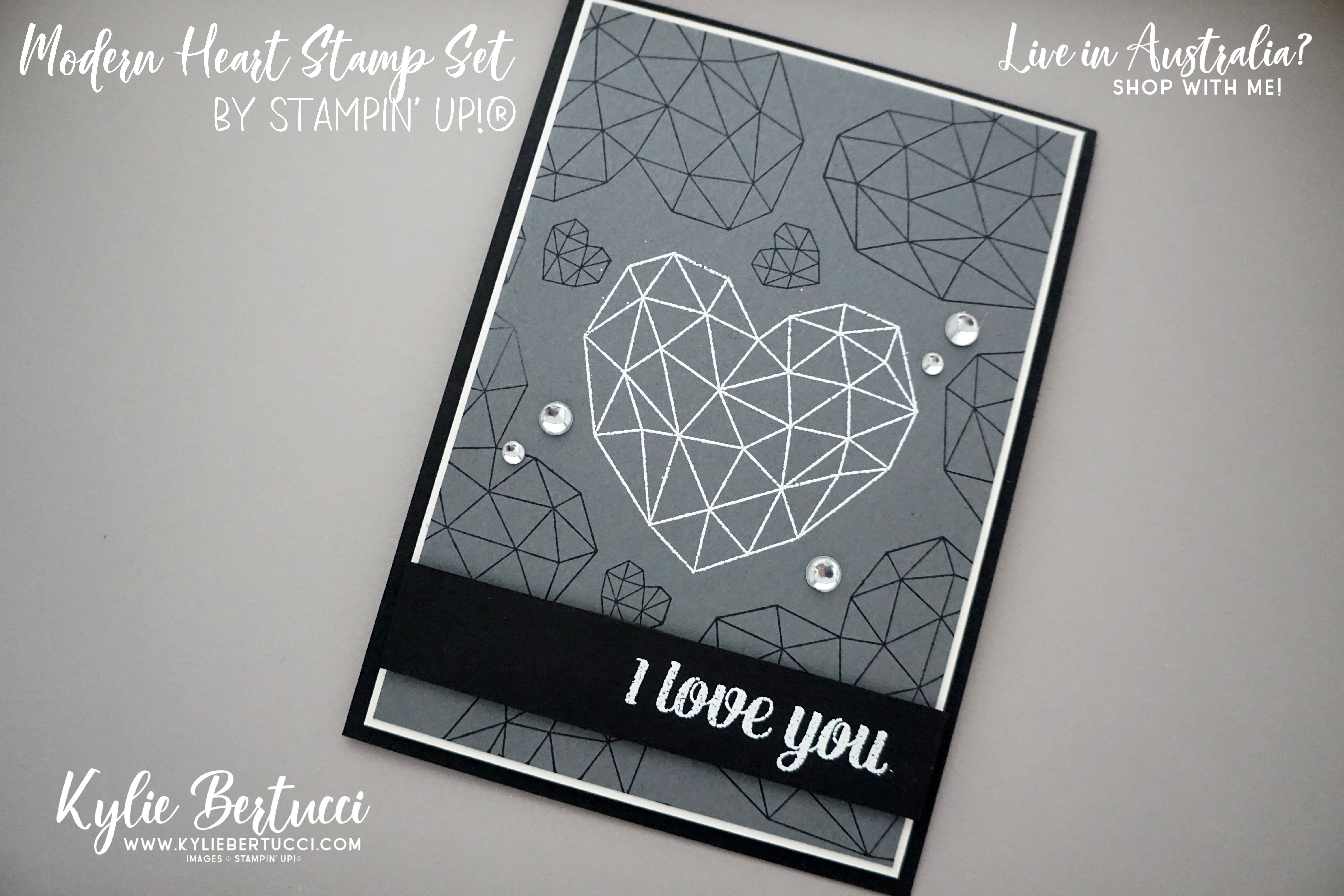 Modern heart card1