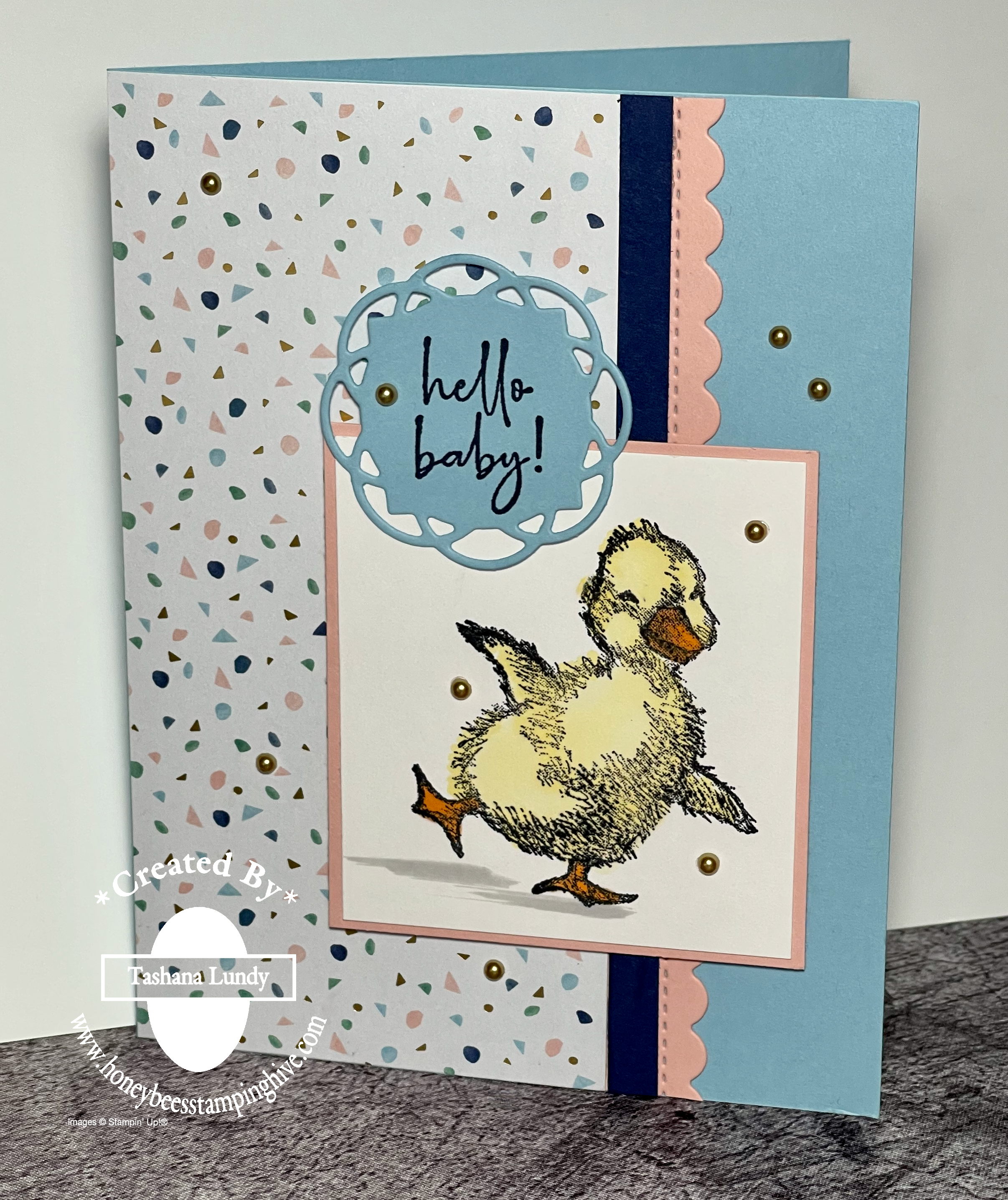 Video   easter friends   hello baby  honeybee s stamping hive