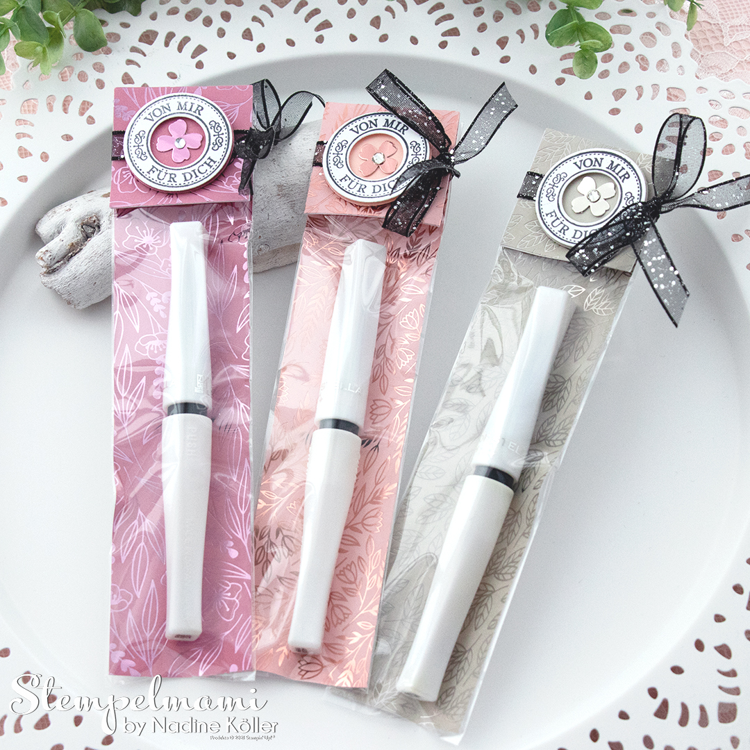 Stampin  up  kleine geschenke huebsch verpackt stampin up wink of stella stempelmami herzerwaermend