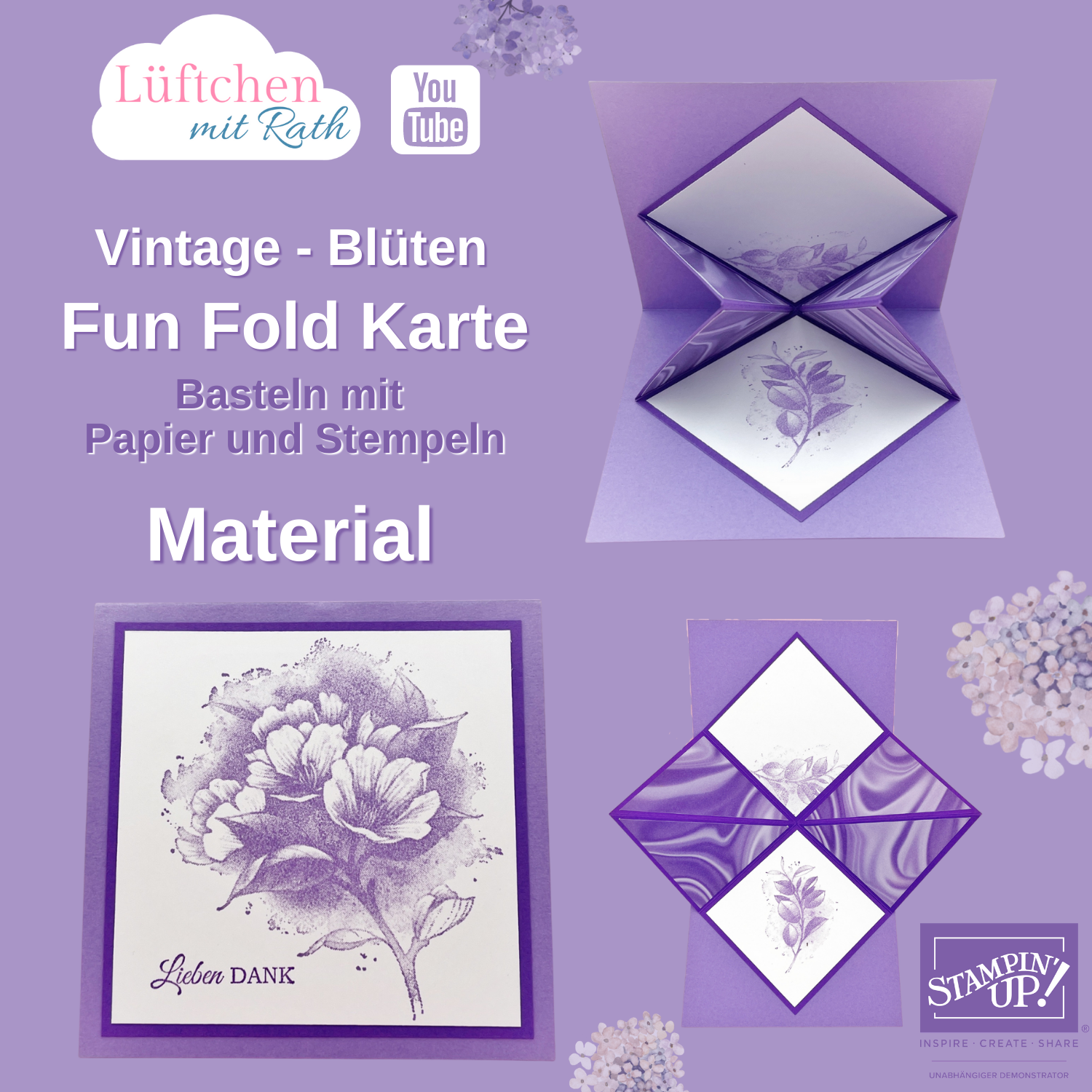 Vintage bl%c3%bctenkarte material