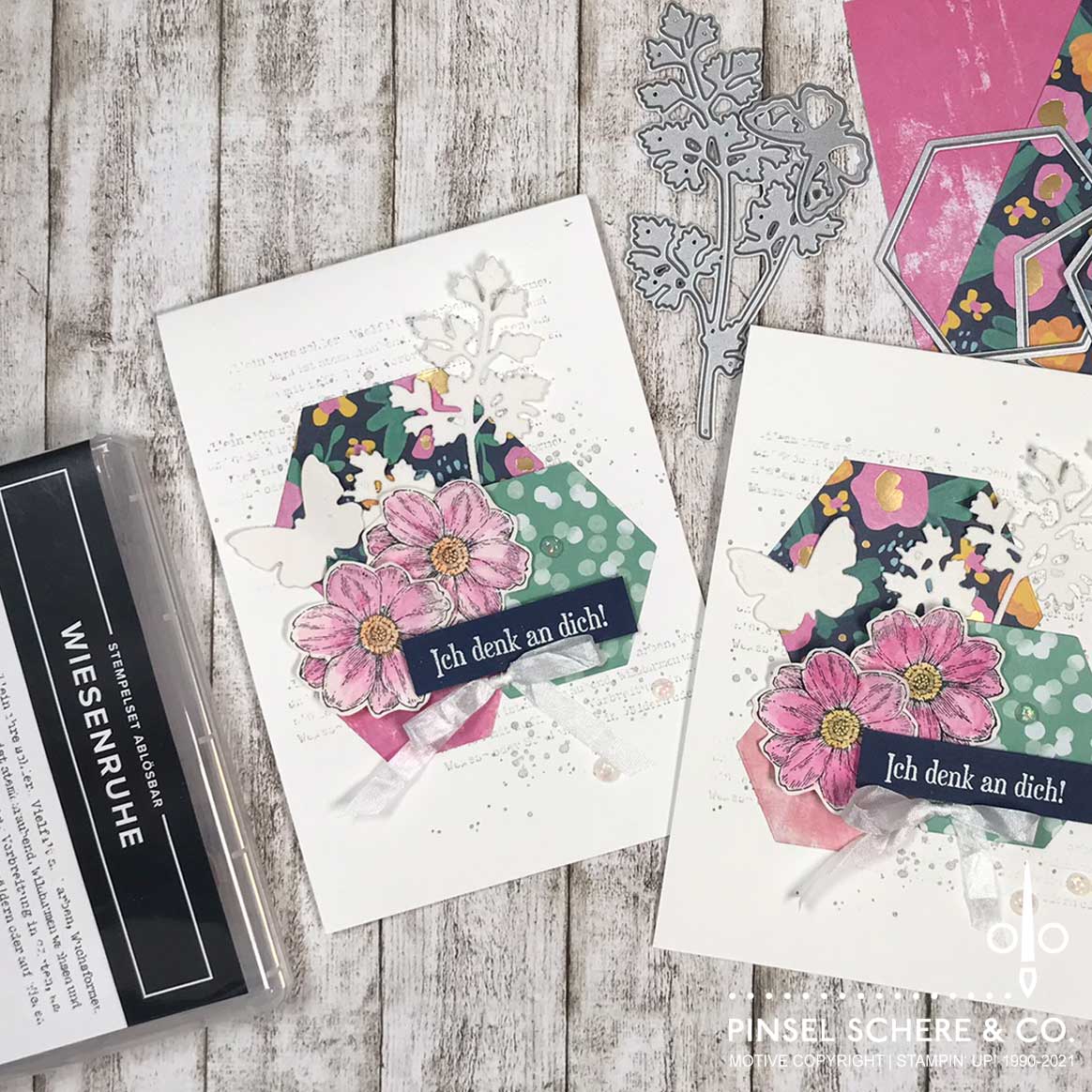 Stampin up wiesenruhe abstrakte schoenhheit geometrisch abstrakt pinselschereco alexandra grape 2