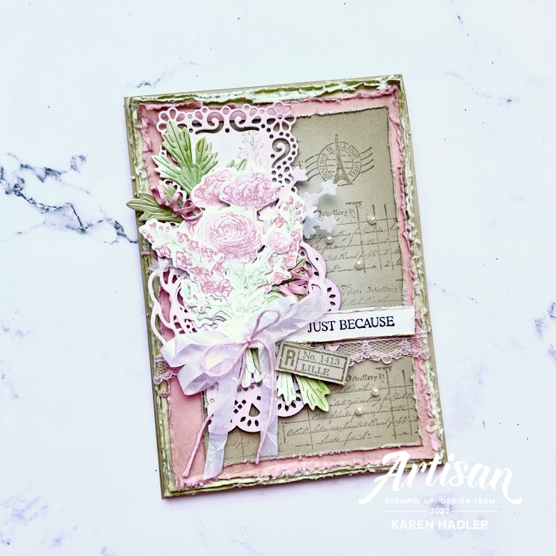Ranunculus romance vintage