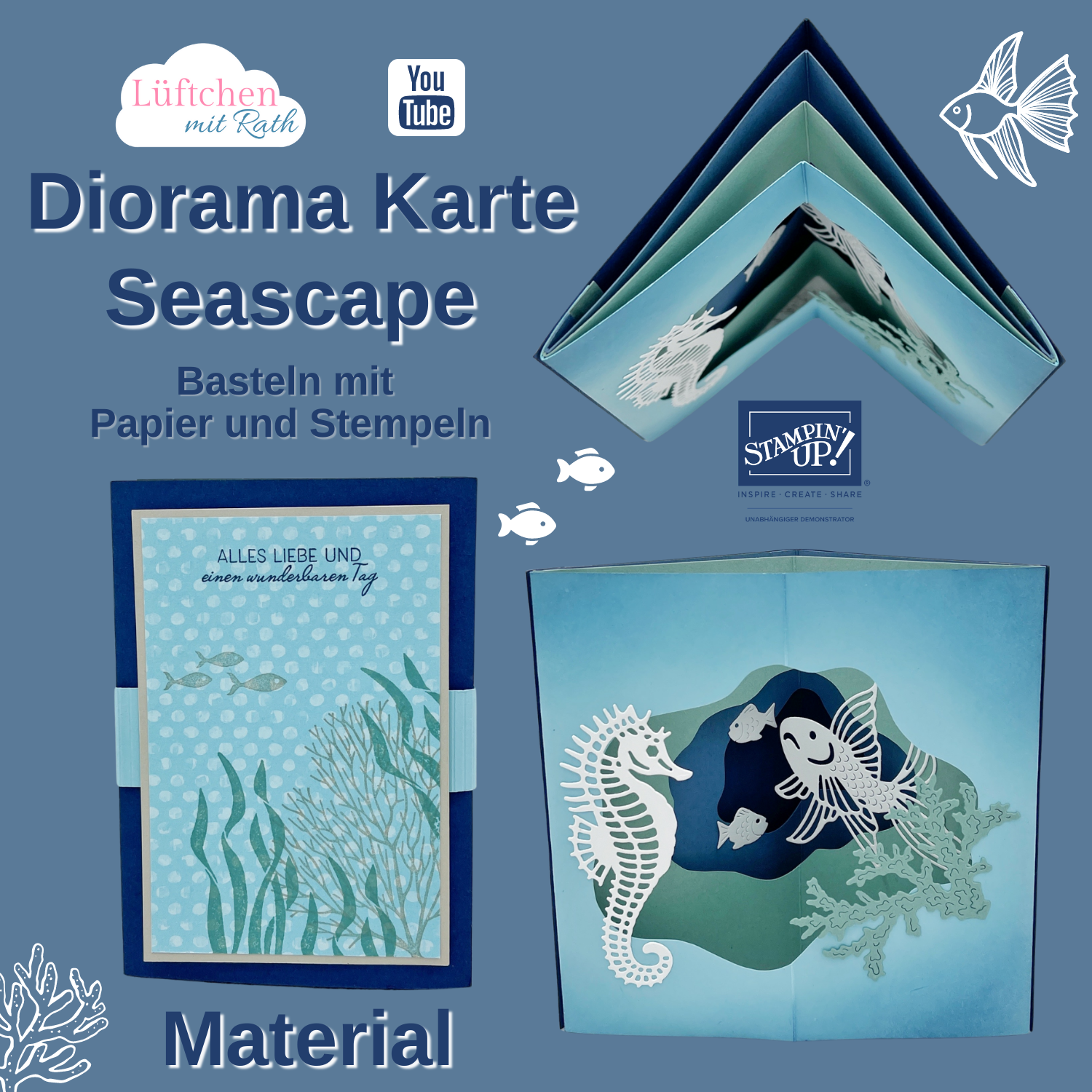 Maritime diorama karte material