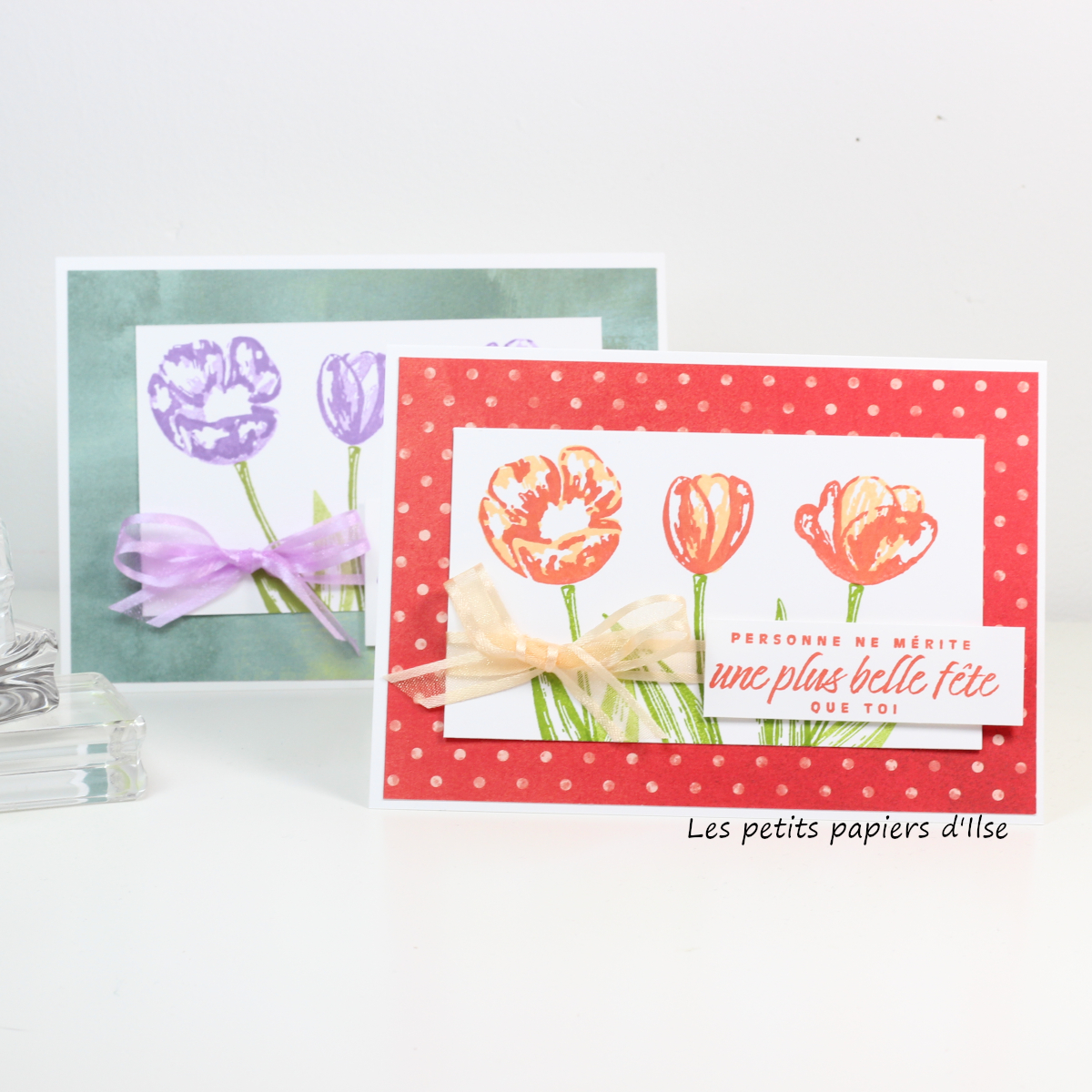 Carte simple tulipes naissantes vignette