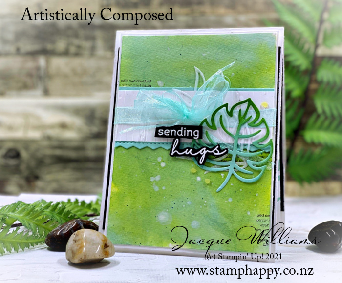 Stampin up artistically composed artistically layered watercolor background jacque williams new zealand