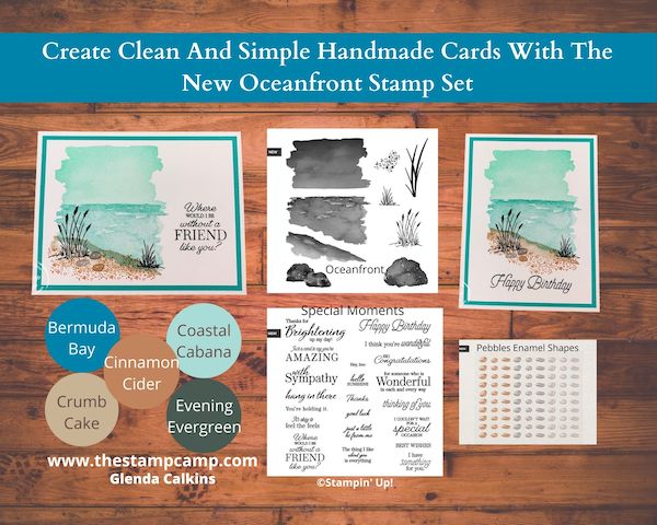 Simple stamping oceanfront