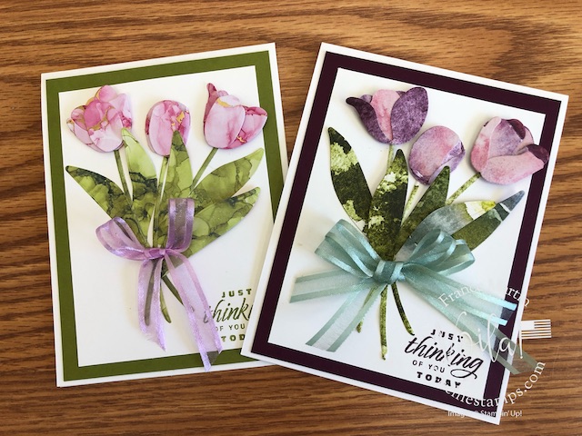 Tulips dies 3 d tulips card 