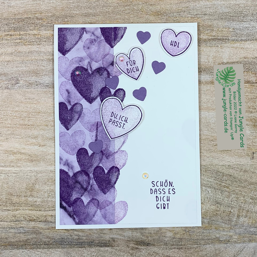 Minihopvalentinstagherzenlila
