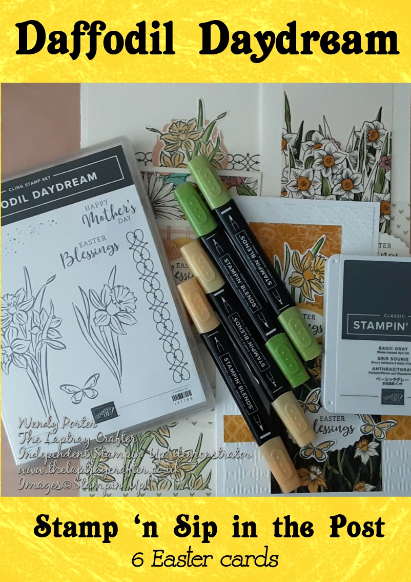 Daffodil daydream stamp n sip in the post
