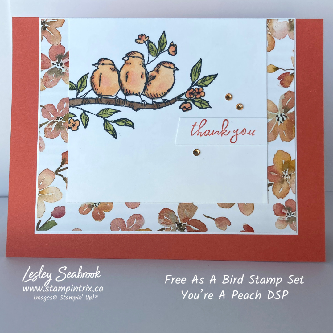 Free as a bird stamp set