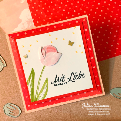 Sag s mit tulpen