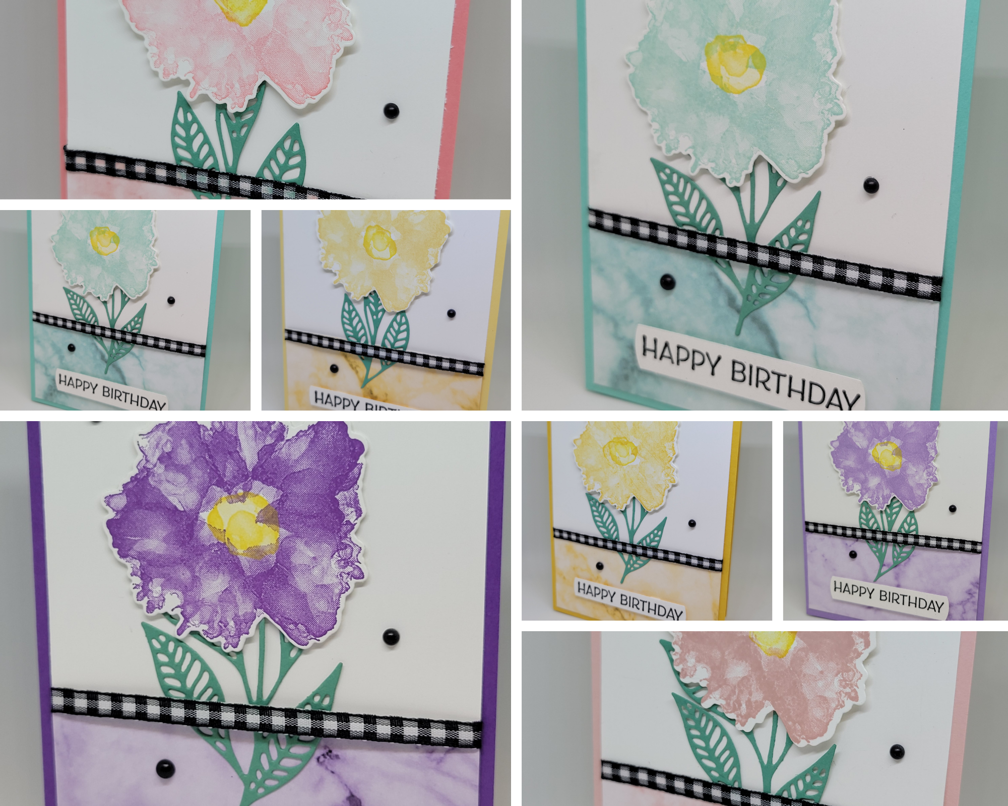 Simply marbleous artistically inked card set