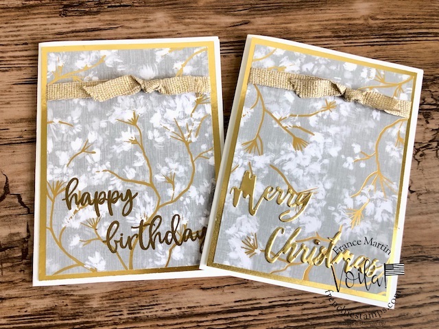 Christmas card with symbols of fortune designer paper 00001