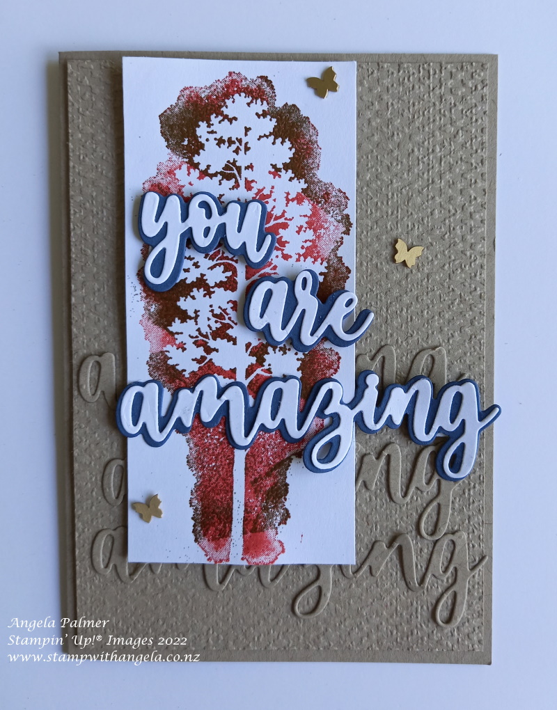 Amazing silhouettes cased card