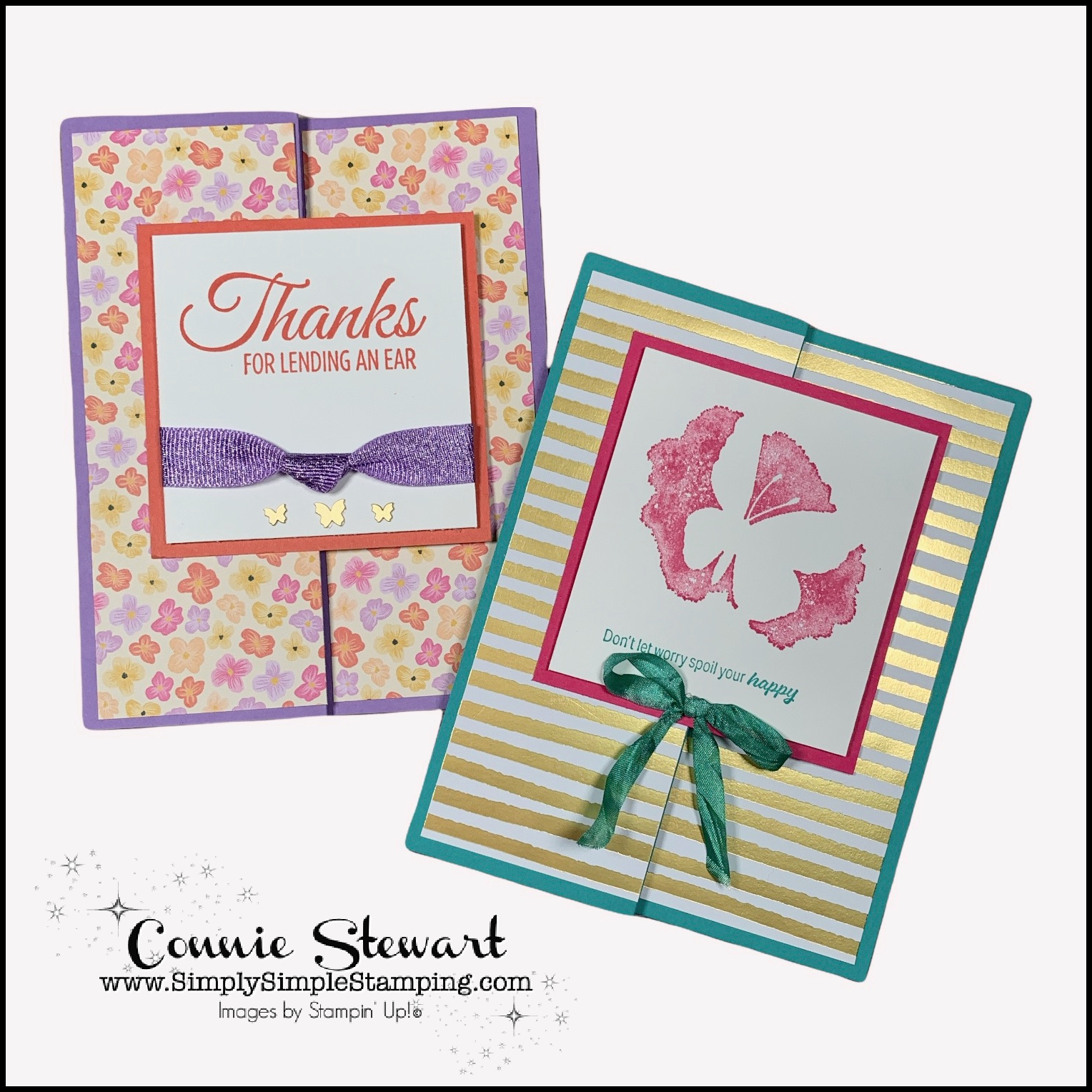 Simple fun fold cards