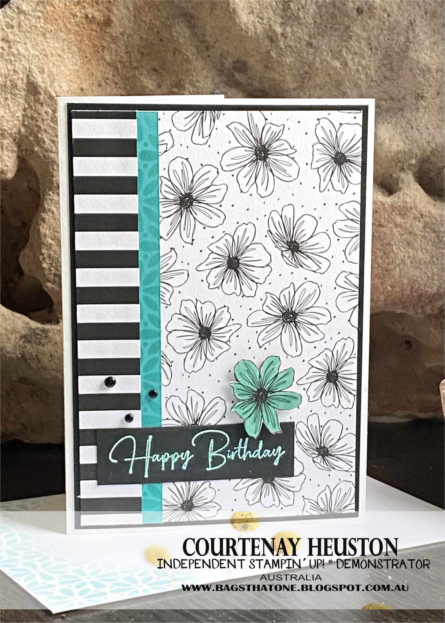 Black  white   bermuda bay pattern party 1