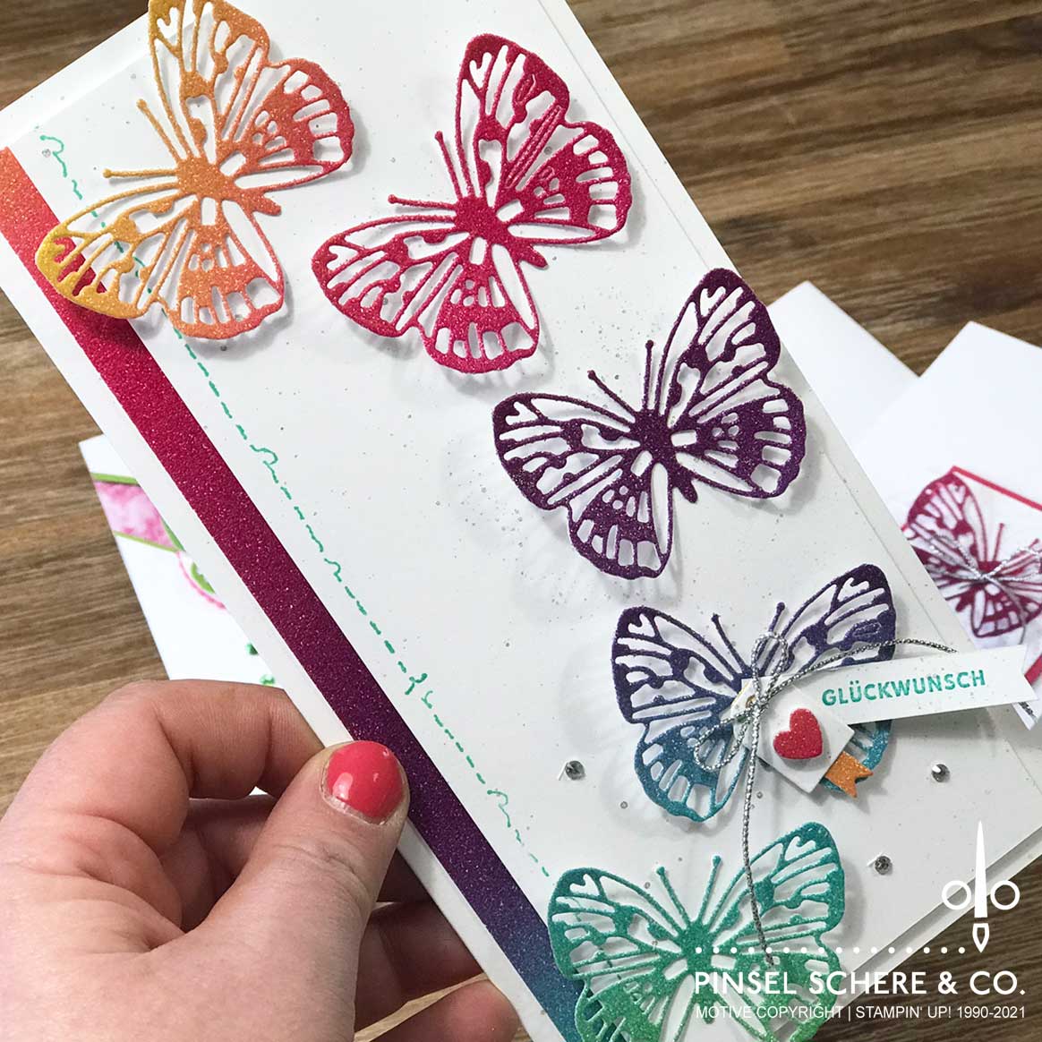 Stampin up butterfly brilliance fabelhafte falter pinselschereco alexandra grape 04