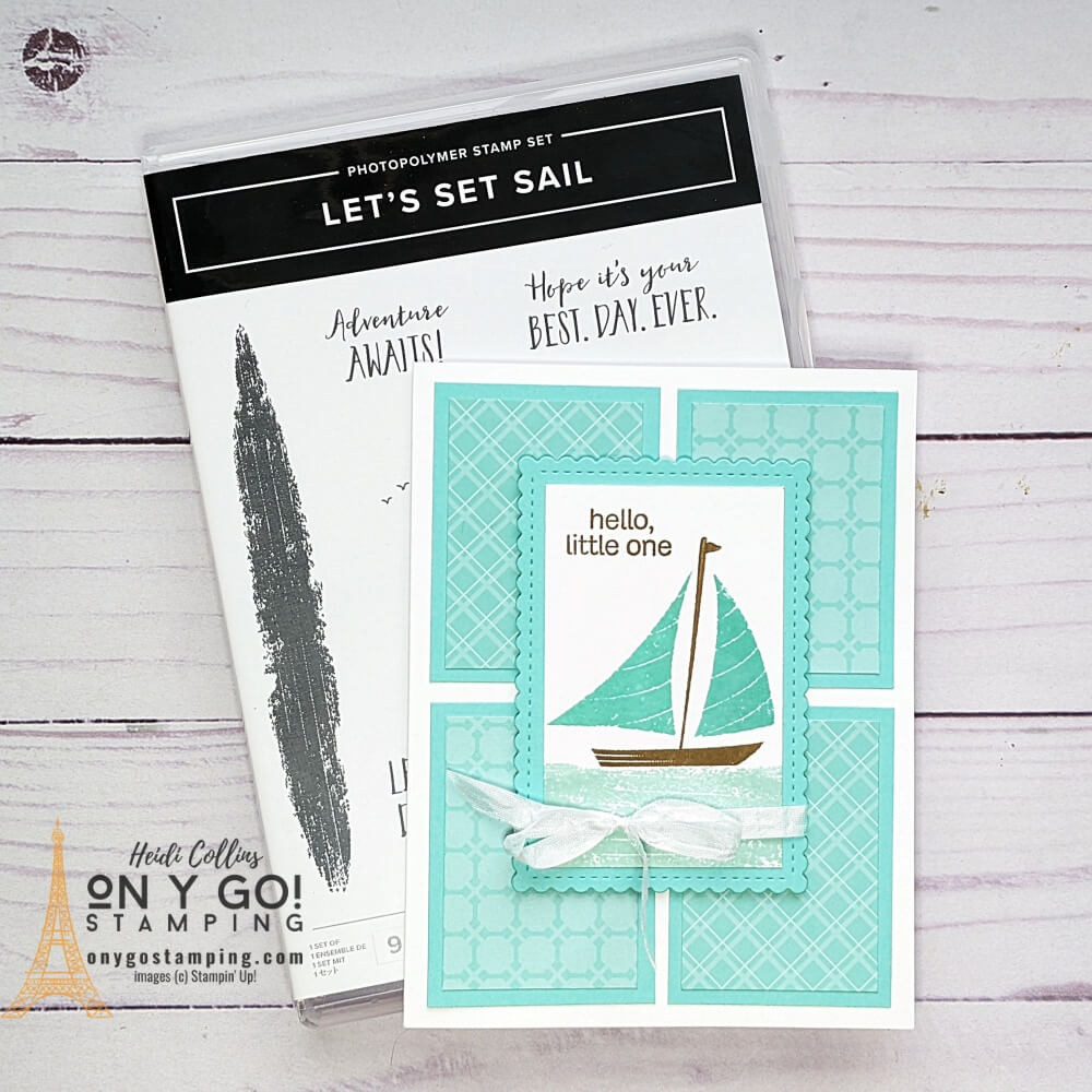 Card sketch lets set sail 4 squares