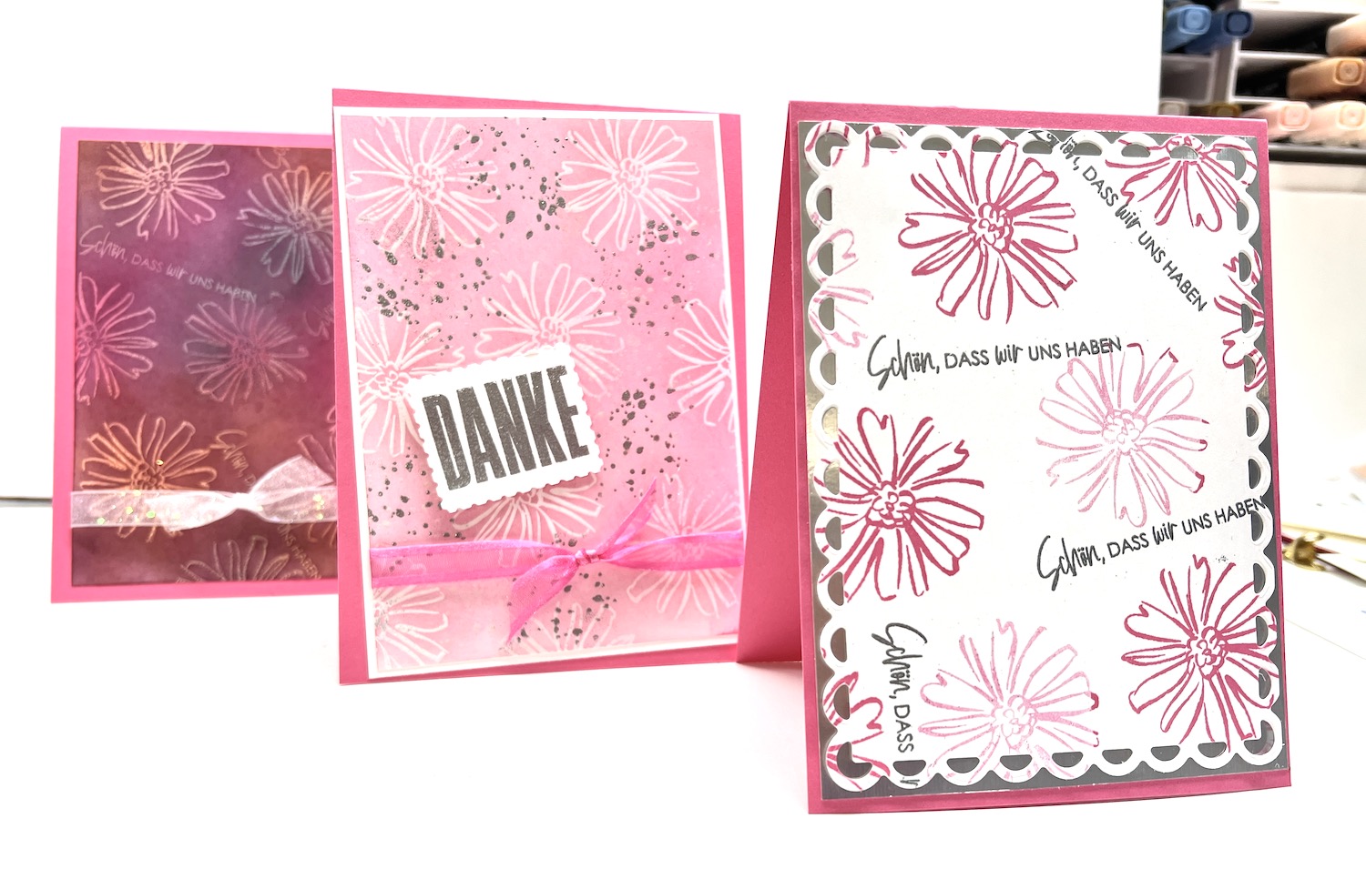 1 stempelset embossing