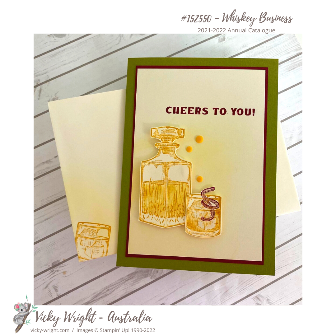 Vicky wright stampin up whiskey business 1