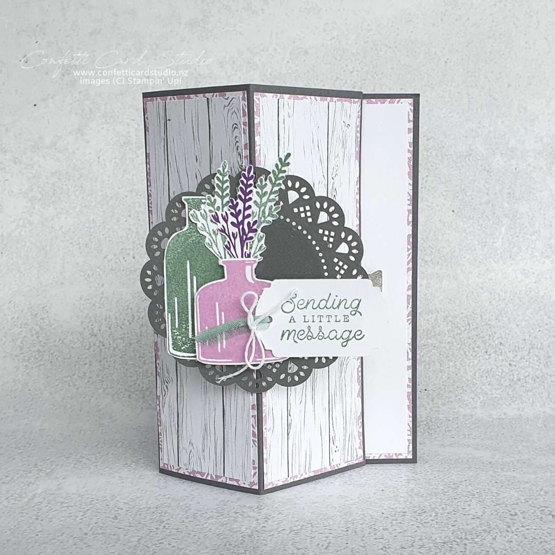 Bottled happiness standing easel card logo 1080x1080