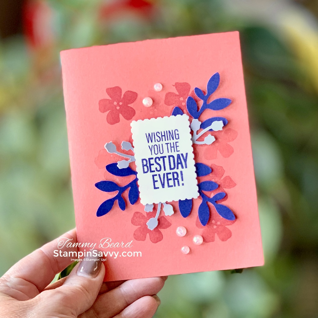 Framed occasions card stampin savvy
