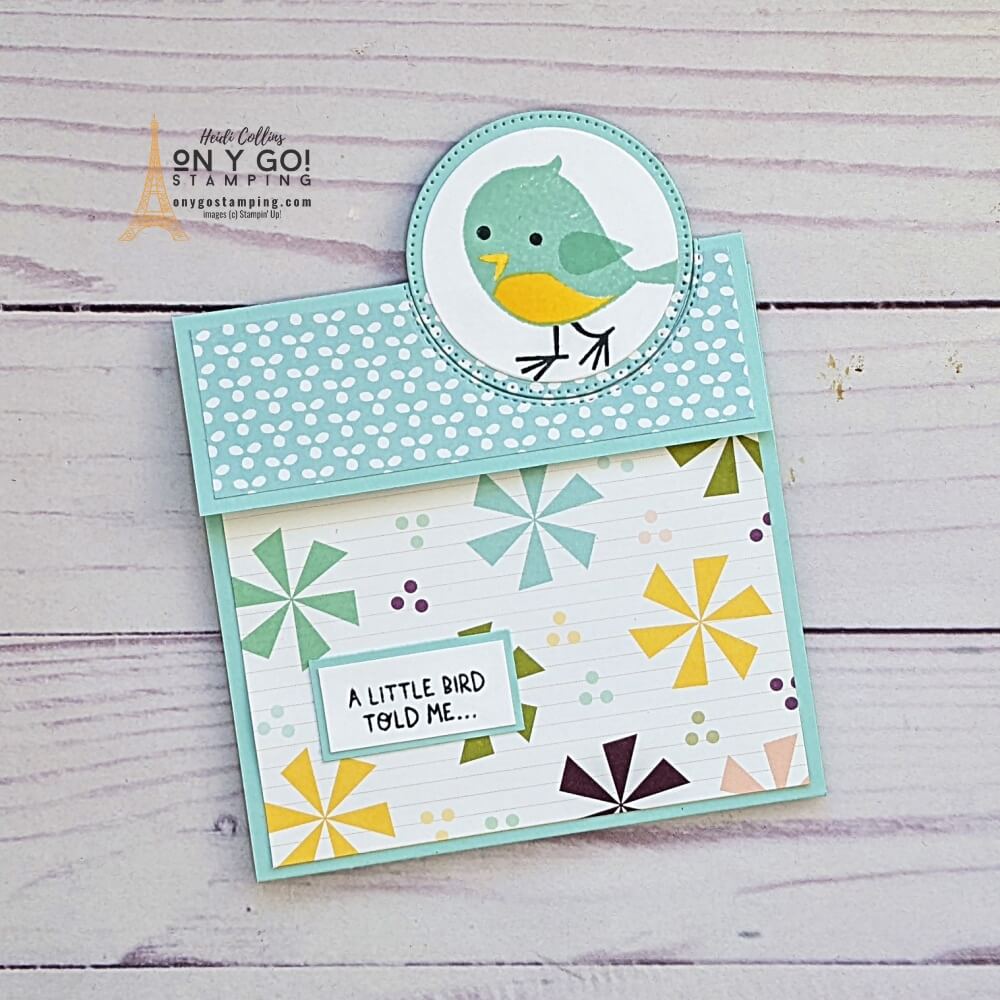 Sweet songbirds circle fun fold 5.17