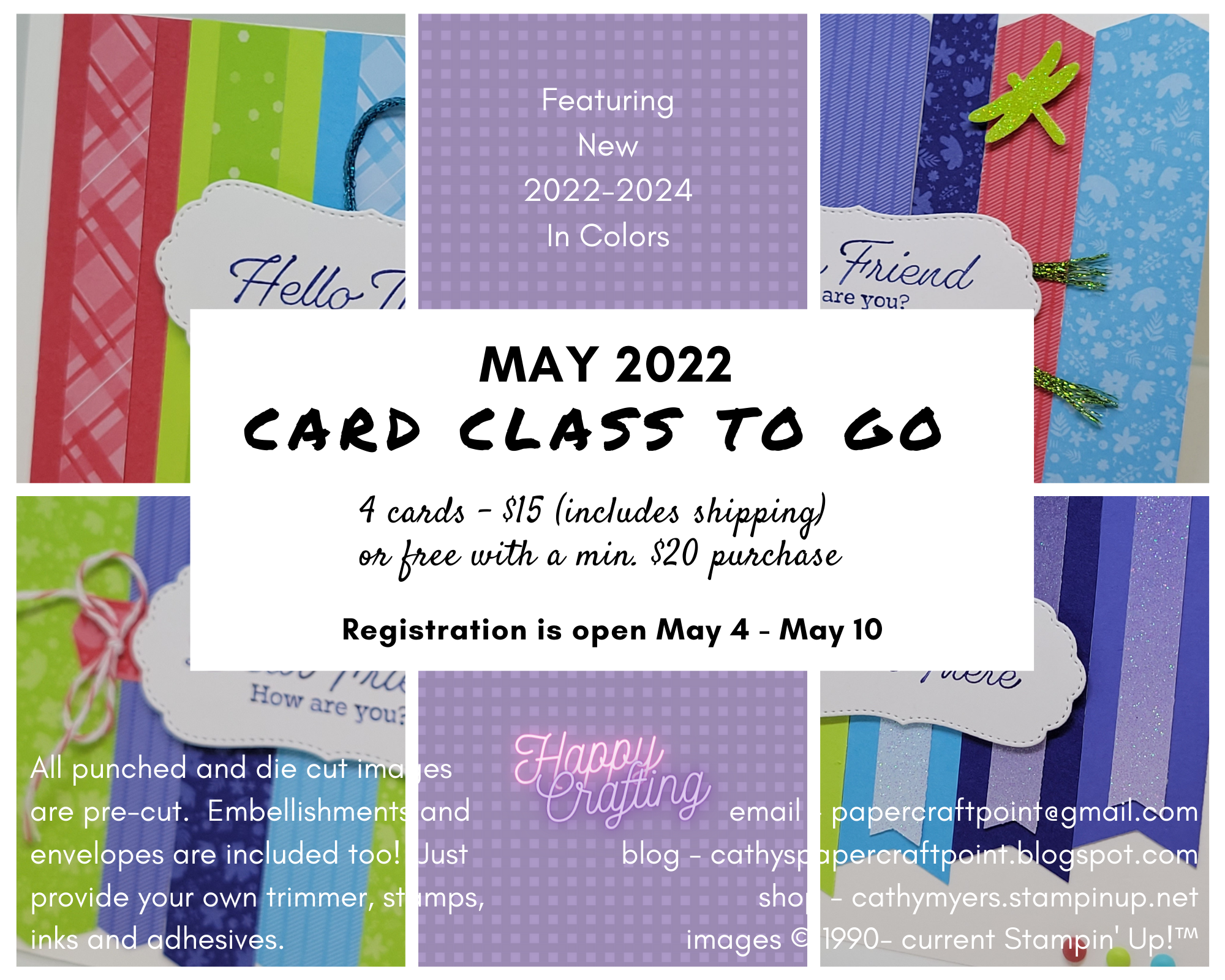 2022 05 monthly card class to go