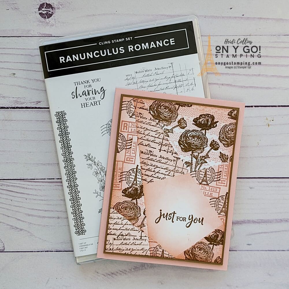 Retiform technique ranunculus romance with box