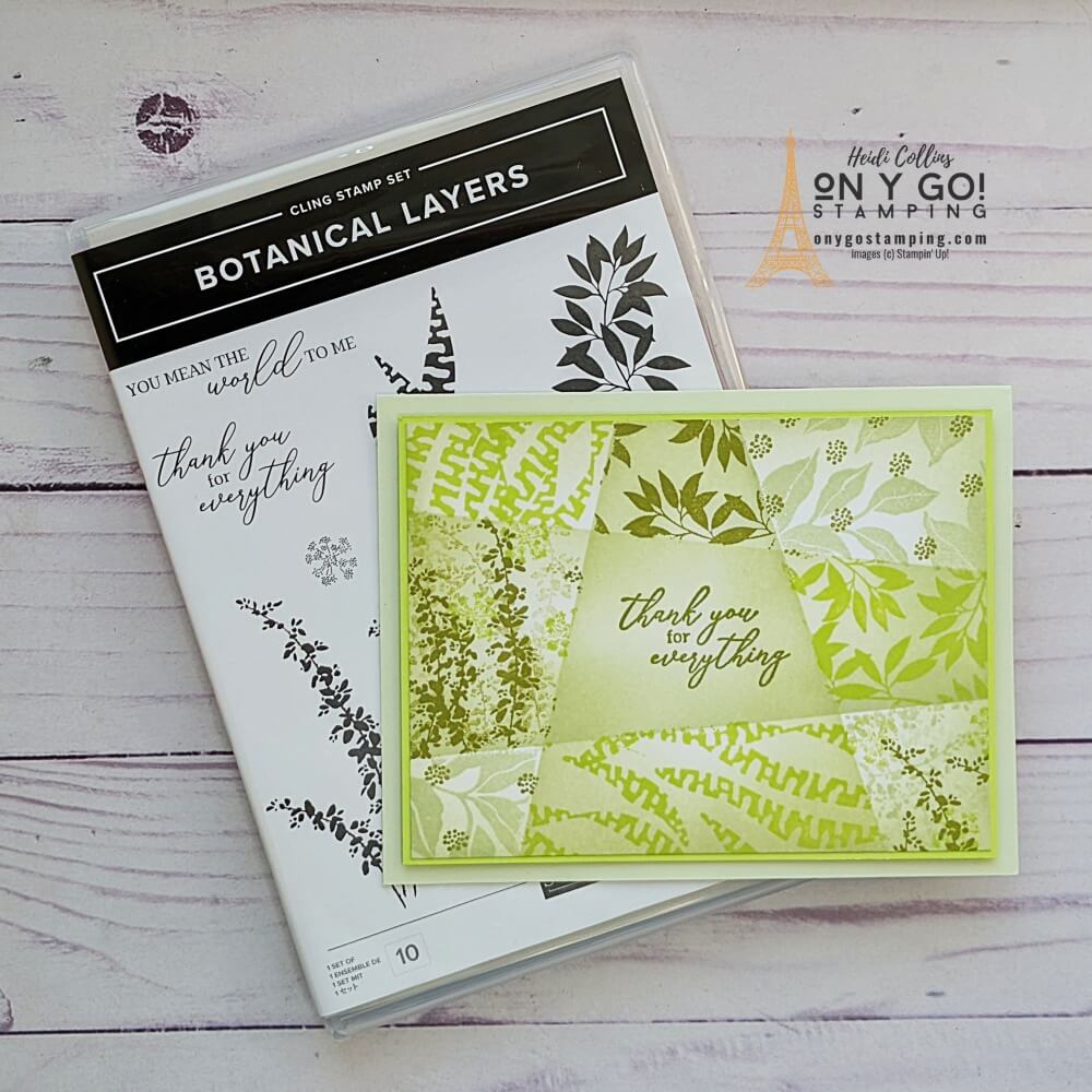 Retiform technique botanical layers