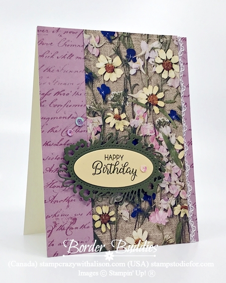 Just in case card from page 15 annual stampin up catalog