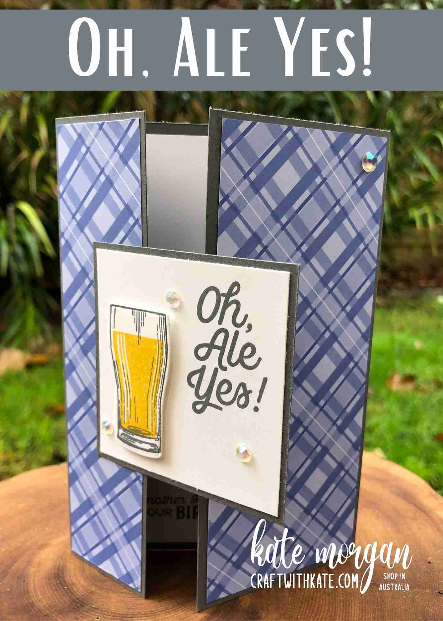 Brewed for you fun fold card by kate morgan  stampin up australia 2022