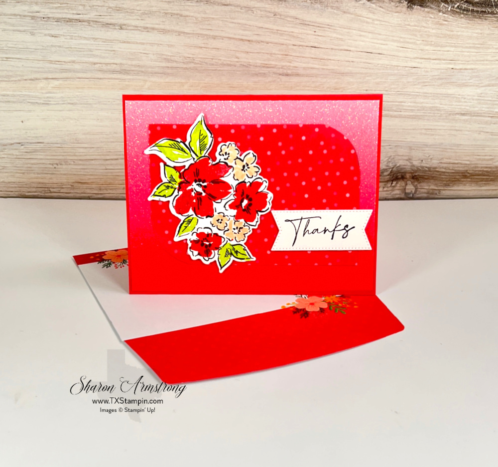 Hand penned stampin up