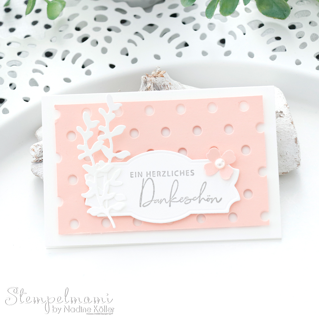 Stampin up dankeskarte aus der natur stempelmami karte basteln bastelidee 1