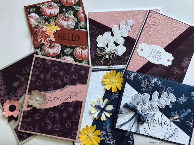 Designer paper diagonal card 00001