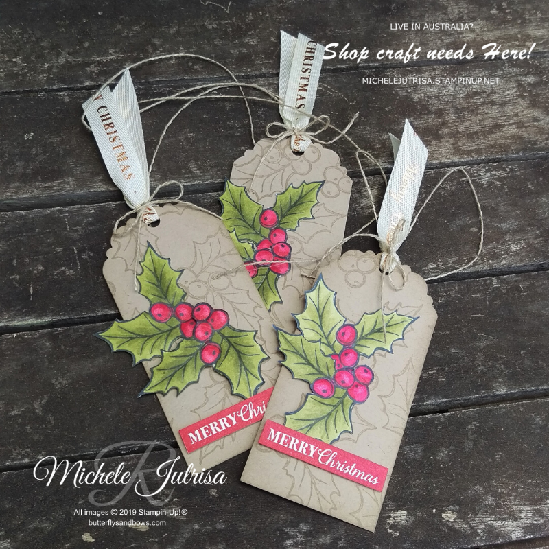 Christmas gleaming tags 1