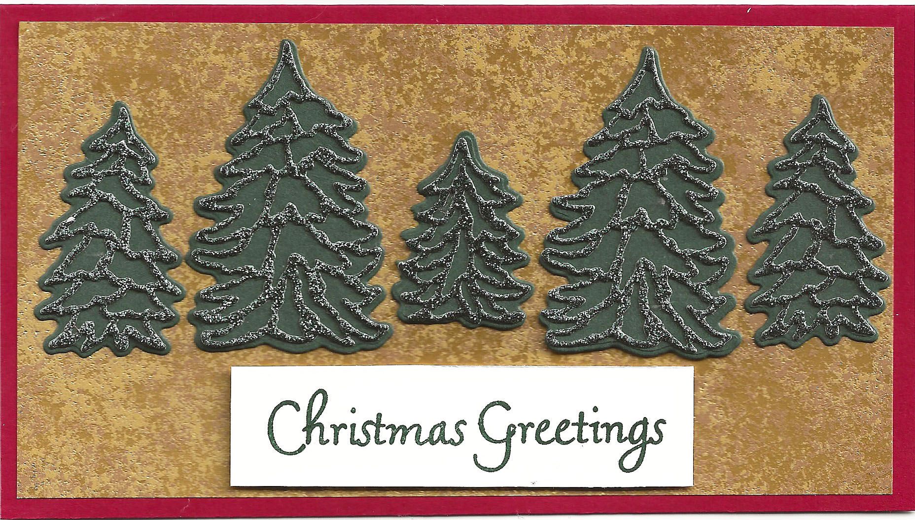 Trees for sale gold background