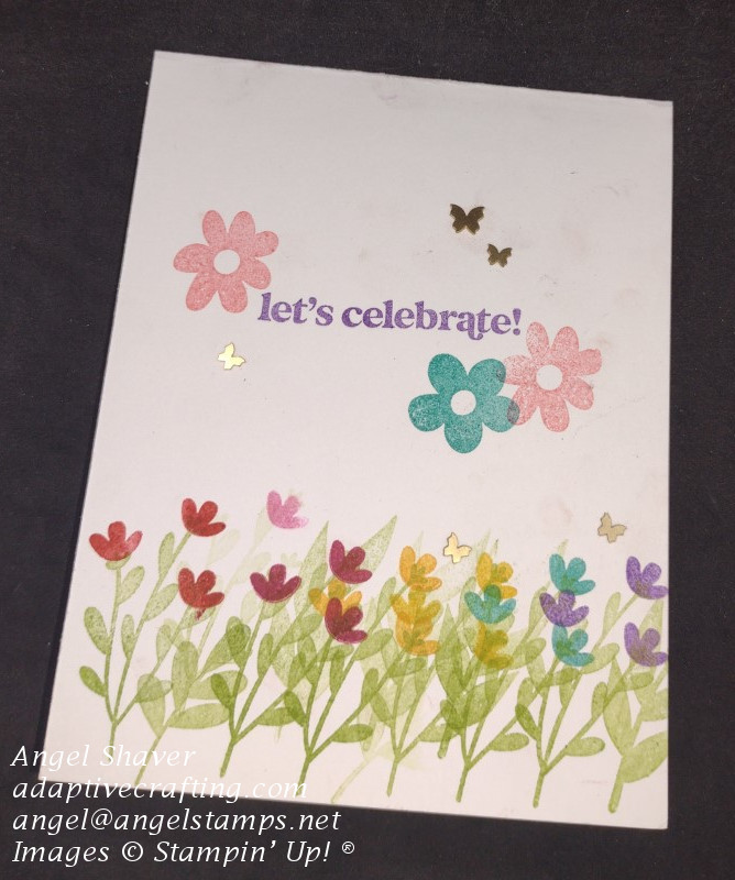 Simple flowers birthdday outside