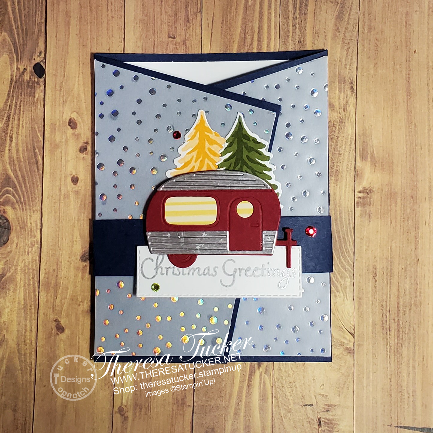 Trees for sale and tree lot dies angled tri fold card sab j d mini wm