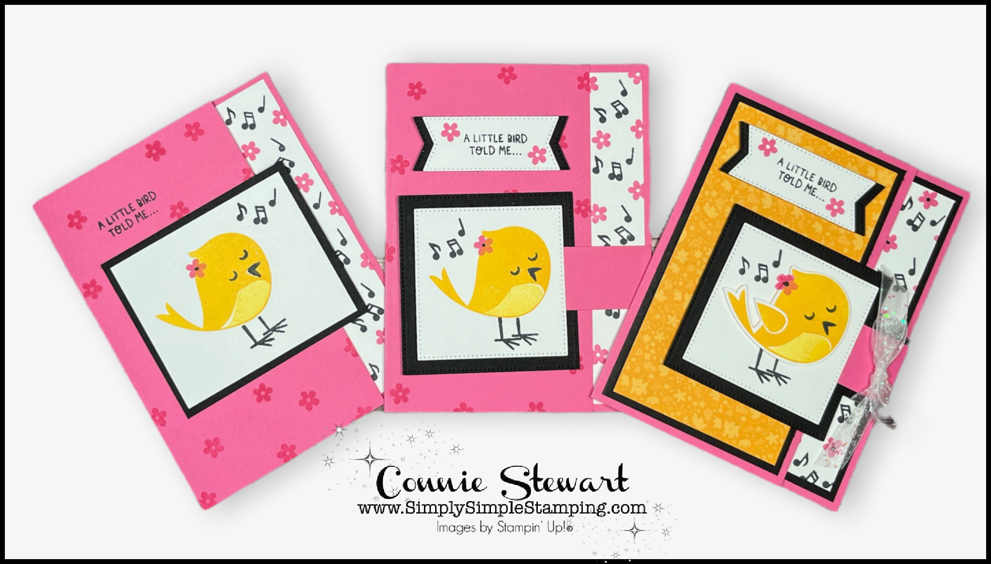 3 songbird cards