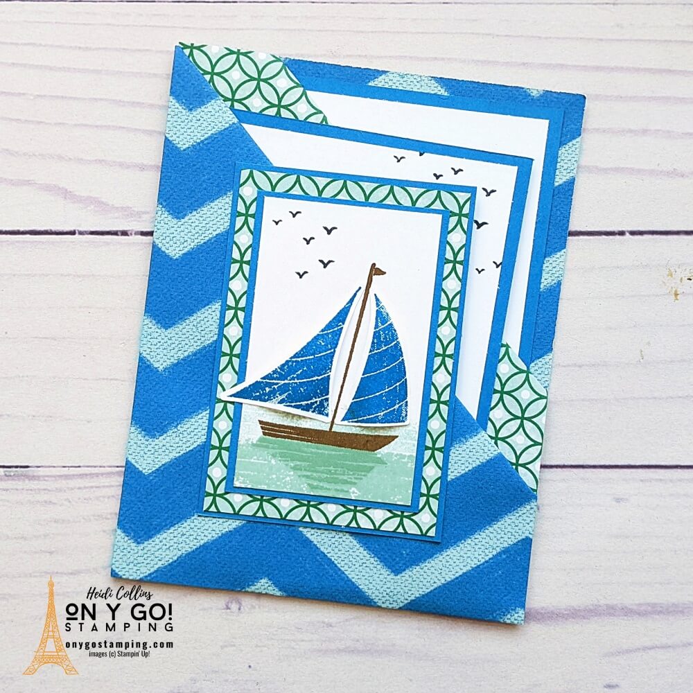 Let s set sail double pocket fun fold card