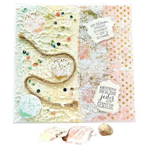 Diy geschenkidee basteln mit leinwand maritim