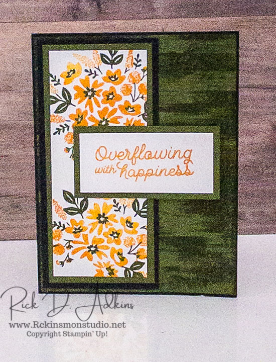 Bottled happiness overflowing card by rick adkins3