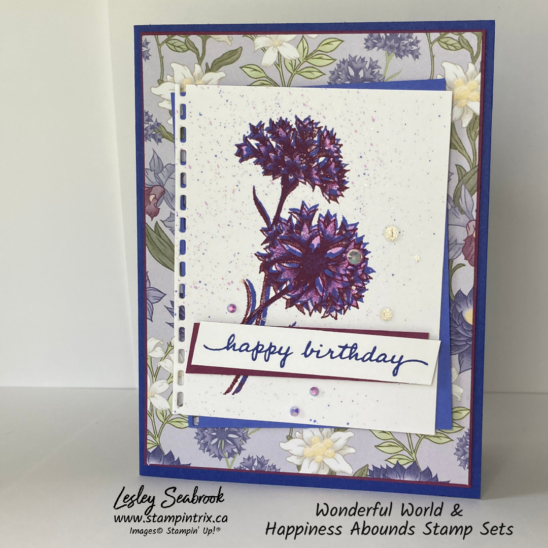 Wonderful world   happiness abounds stamp sets